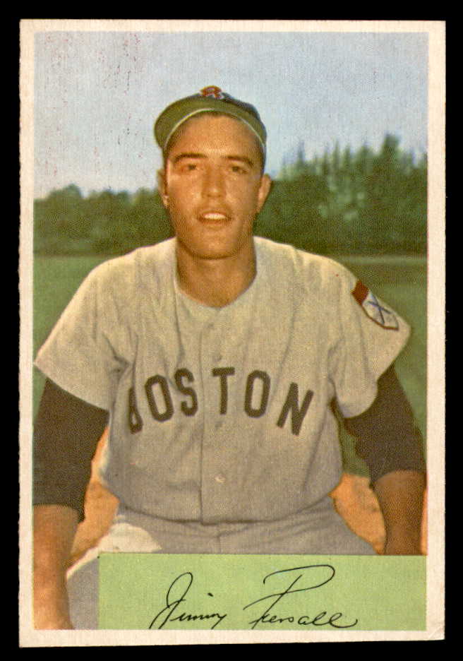 1954 Bowman Baseball #066 Jimmy Piersall Red Sox VG 541798