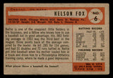 1954 Bowman Baseball #006 Nellie Fox White Sox VG 541799