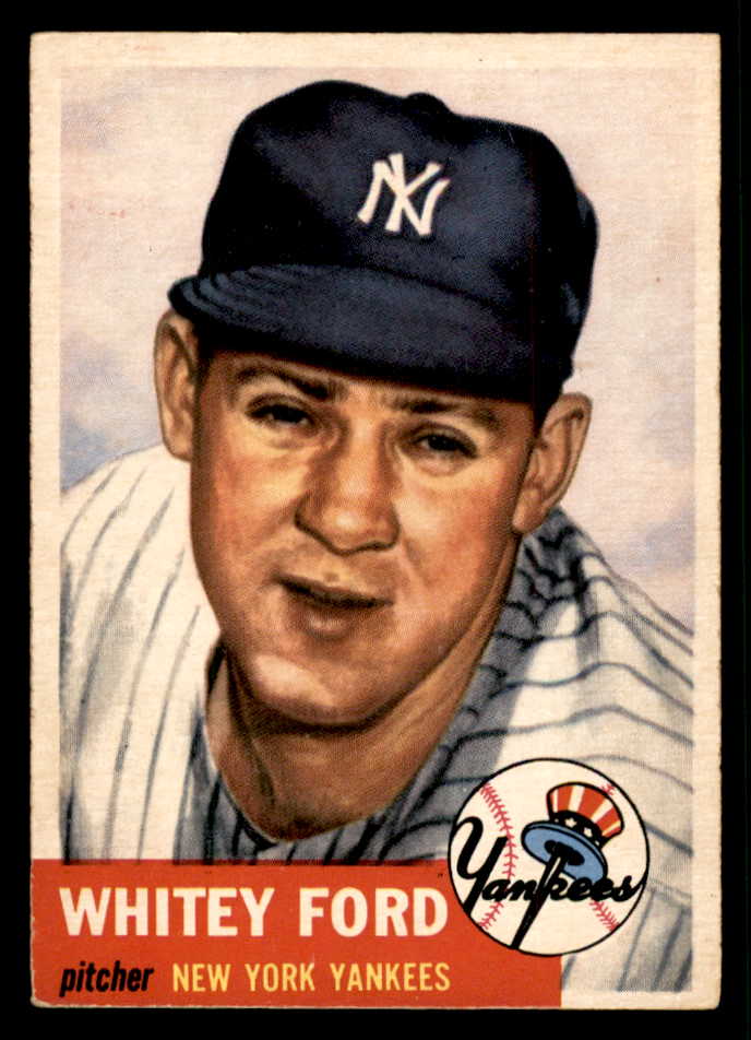 1953 Topps Baseball #207 Whitey Ford Yankees VG-EX 541803