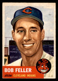 1953 Topps Baseball #054 Bob Feller Indians VG-EX 541804