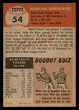 1953 Topps Baseball #054 Bob Feller Indians VG-EX 541804