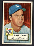 1952 Topps Baseball #215 Hank Bauer Yankees VG-EX 541805