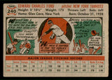1956 Topps Baseball #240 Whitey Ford Yankees VG-EX 541807