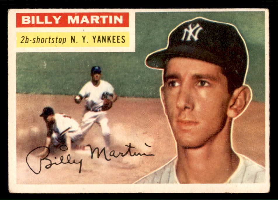 1956 Topps Baseball #181 Billy Martin Yankees VG-EX 541808