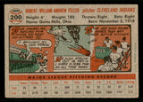 1956 Topps Baseball #200 Bob Feller Indians VG-EX 541809
