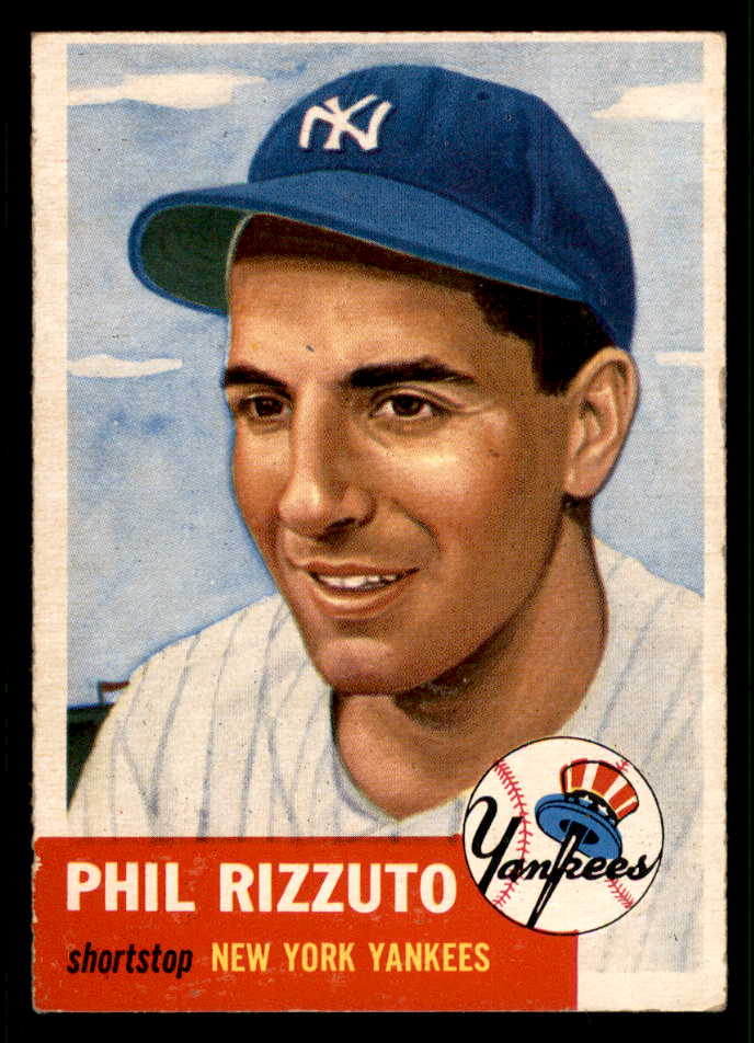 1953 Topps Baseball #114 Phil Rizzuto Yankees VG-EX 541810