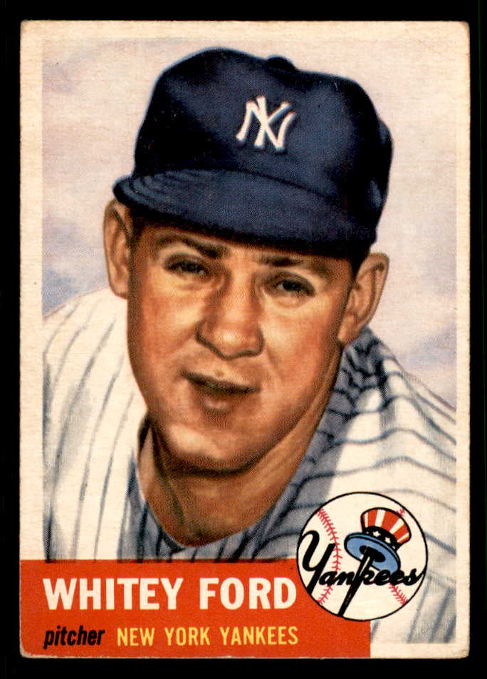 1953 Topps Baseball #207 Whitey Ford Yankees VG-EX 541811