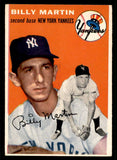 1954 Topps Baseball #013 Billy Martin Yankees EX 541812