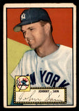 1952 Topps Baseball #049 Johnny Sain Yankees Good Black 541820