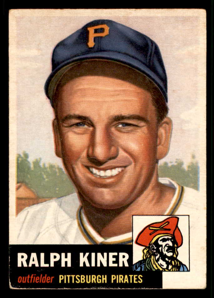 1953 Topps Baseball #191 Ralph Kiner Pirates PR-FR 541821