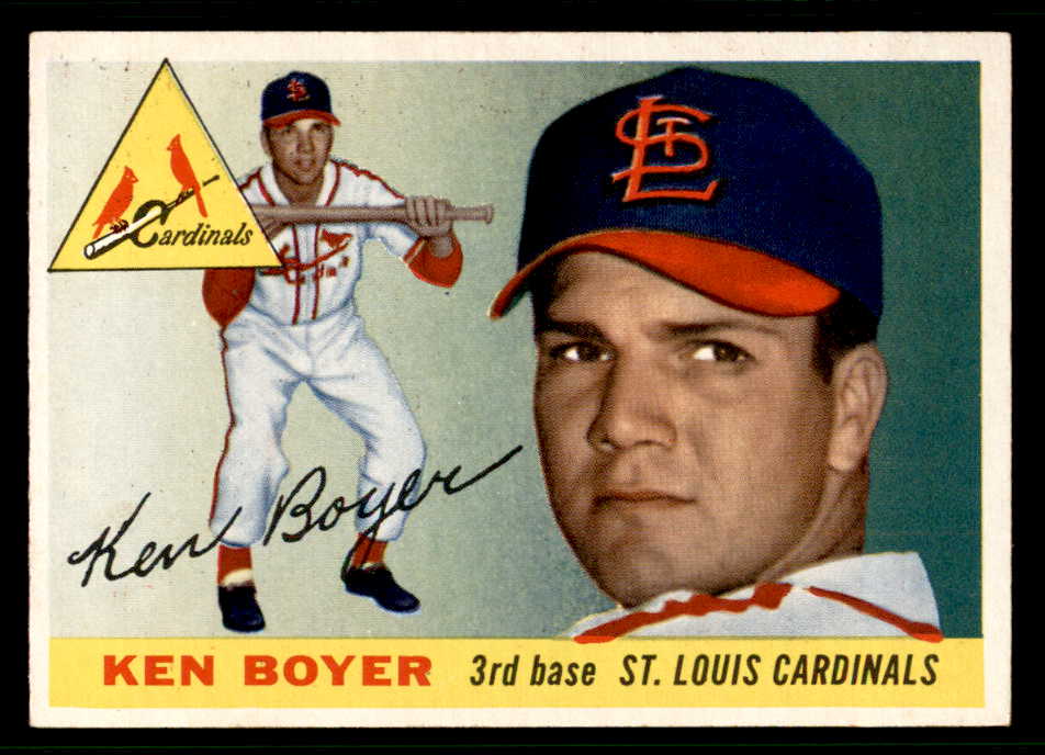 1955 Topps Baseball #125 Ken Boyer Cardinals EX-MT 541830