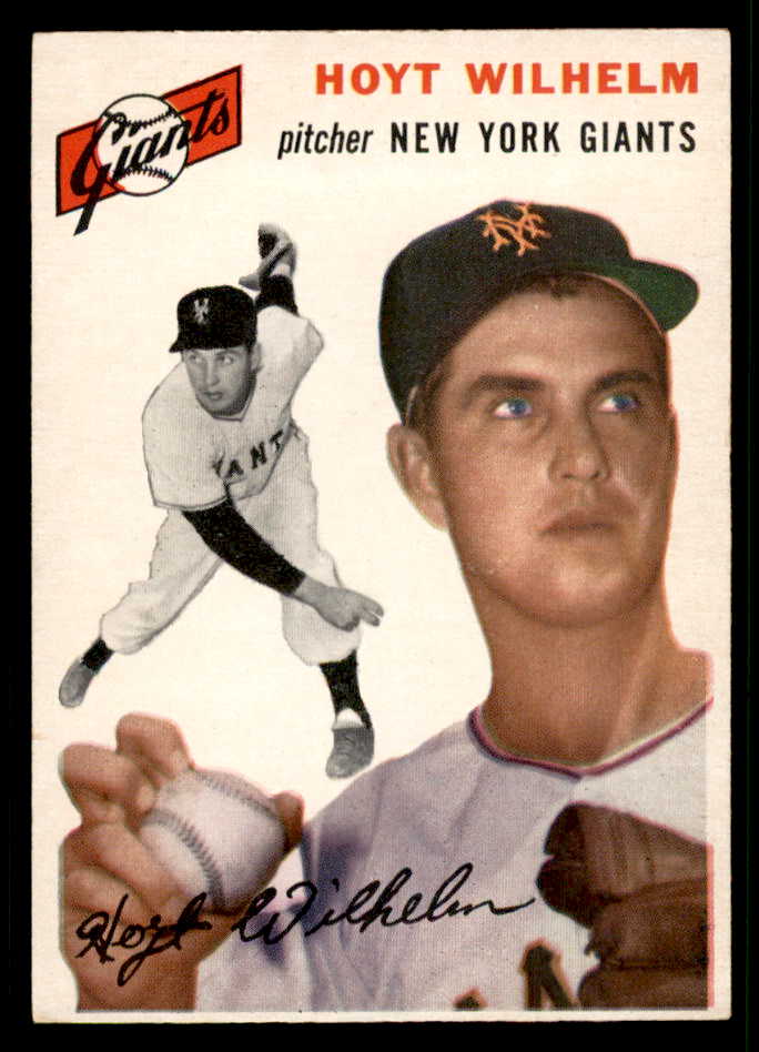 1954 Topps Baseball #036 Hoyt Wilhelm Giants EX 541831