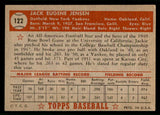 1952 Topps Baseball #122 Jackie Jensen Yankees EX 541835