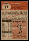 1953 Topps Baseball #027 Roy Campanella Dodgers VG-EX 541843