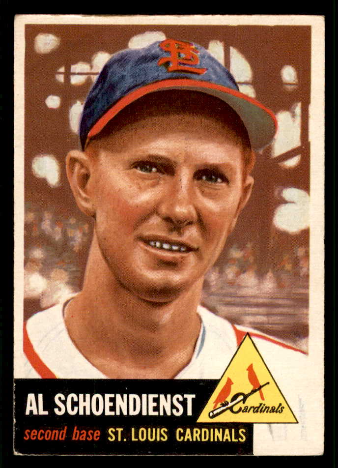 1953 Topps Baseball #078 Red Schoendienst Cardinals VG-EX 541844