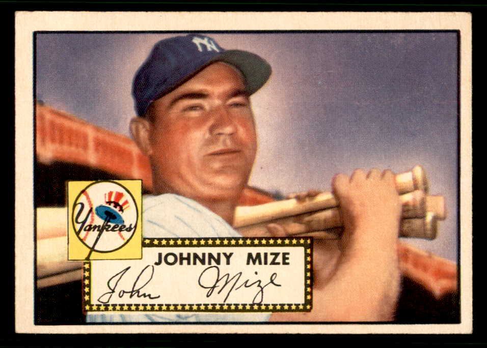1952 Topps Baseball #129 Johnny Mize Yankees VG-EX 541848
