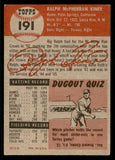 1953 Topps Baseball #191 Ralph Kiner Pirates VG-EX 541852