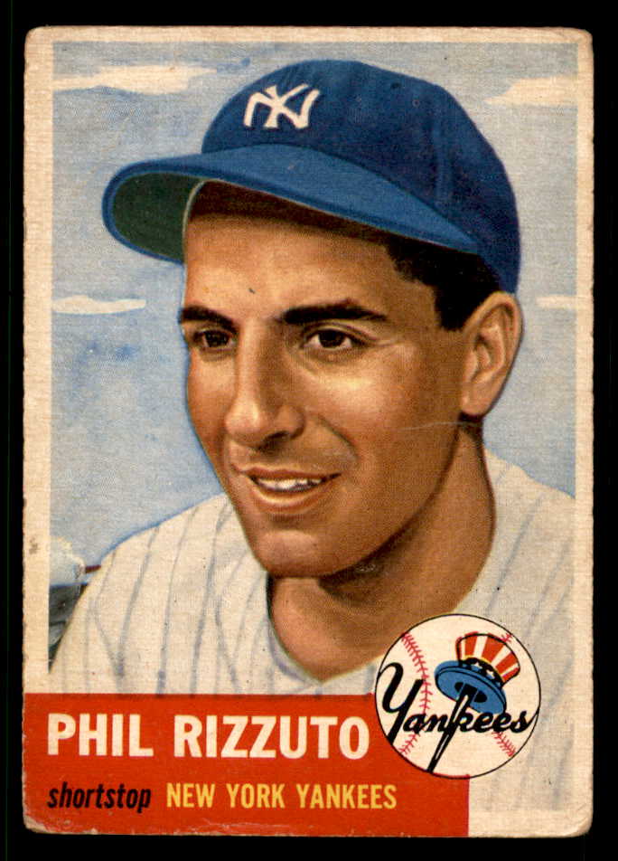 1953 Topps Baseball #114 Phil Rizzuto Yankees VG 541853