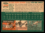 1954 Topps Baseball #239 Bill Skowron Yankees VG-EX 541858