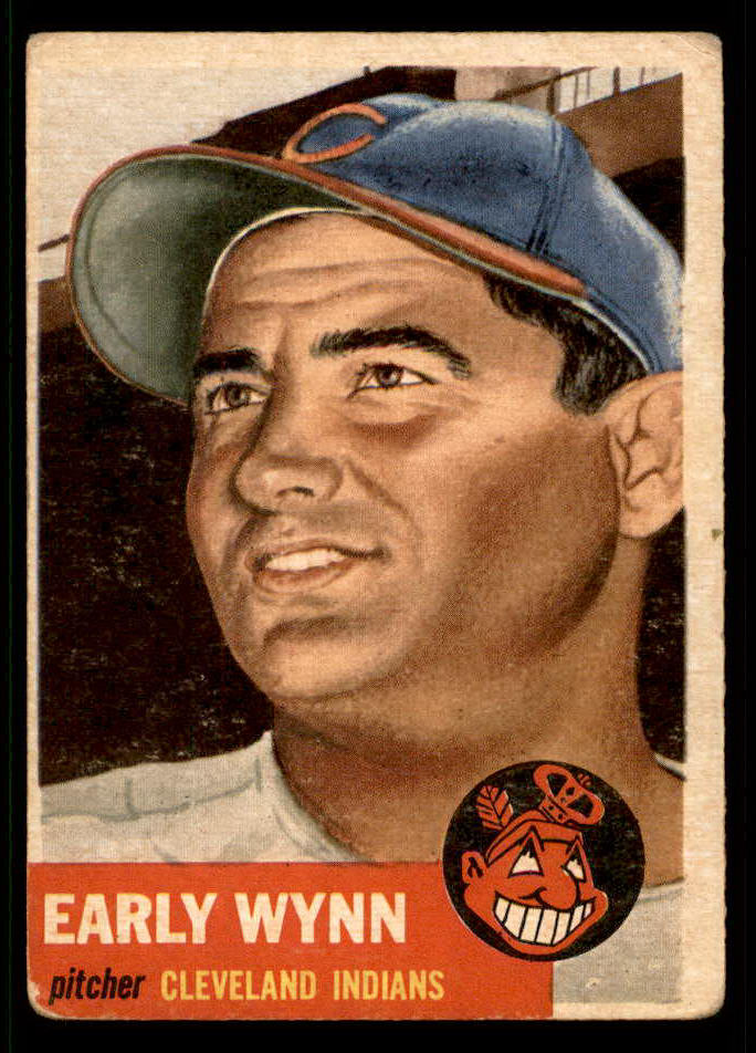 1953 Topps Baseball #061 Early Wynn Indians VG 541861