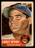 1953 Topps Baseball #061 Early Wynn Indians VG 541861