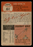 1953 Topps Baseball #061 Early Wynn Indians VG 541861