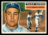 1956 Topps Baseball #150 Duke Snider Dodgers EX+/EX-MT Gray 541865