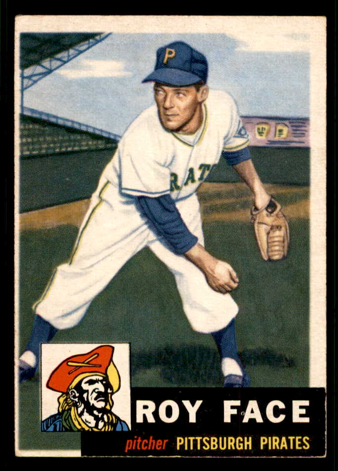 1953 Topps Baseball #246 Roy Face Pirates EX+/EX-MT 541867