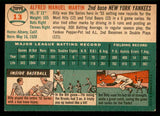 1954 Topps Baseball #013 Billy Martin Yankees EX-MT 541870