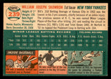 1954 Topps Baseball #239 Bill Skowron Yankees EX-MT 541873