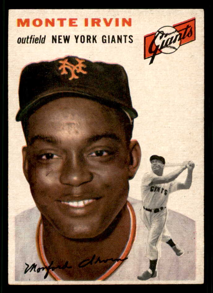 1954 Topps Baseball #003 Monte Irvin Giants EX-MT 541874