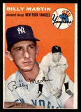 1954 Topps Baseball #013 Billy Martin Yankees EX-MT 541875