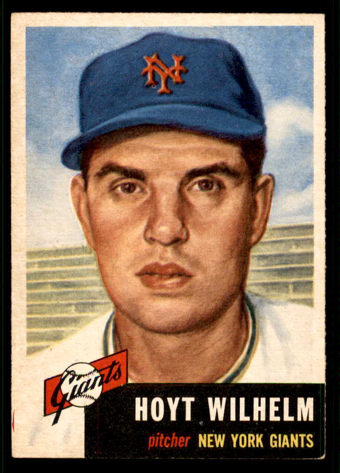 1953 Topps Baseball #151 Hoyt Wilhelm Giants EX-MT 541878