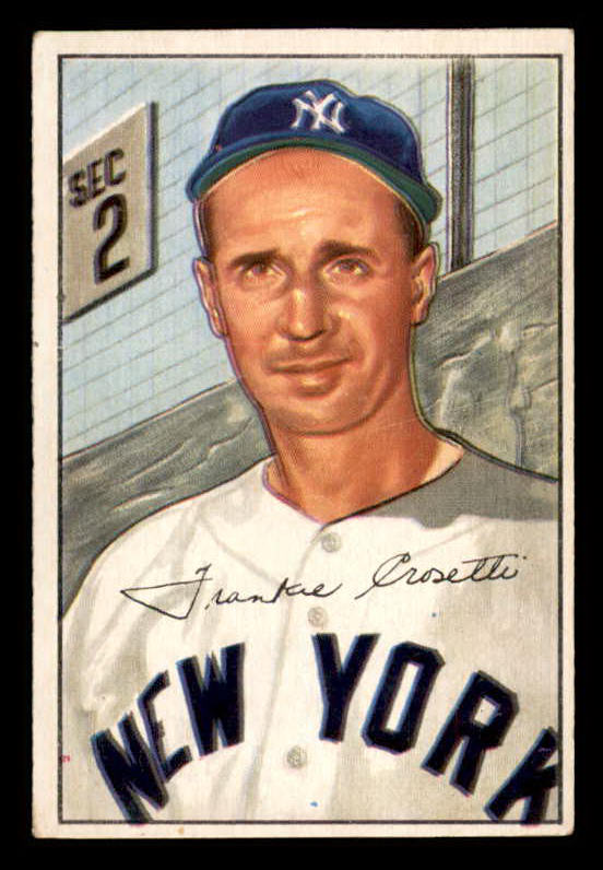 1952 Bowman Baseball #252 Frank Crosetti Yankees EX 541887