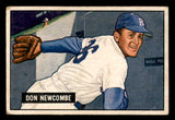 1951 Bowman Baseball #006 Don Newcombe Dodgers VG-EX 541888