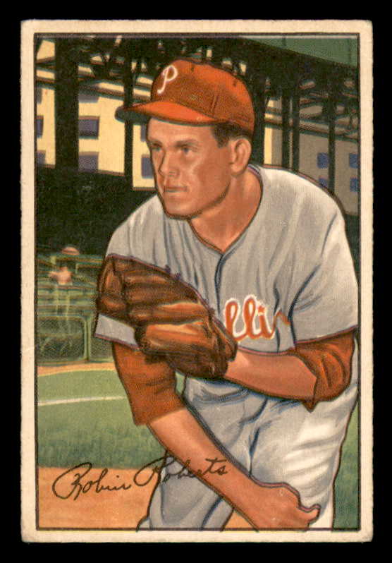 1952 Bowman Baseball #004 Robin Roberts Phillies VG-EX 541890
