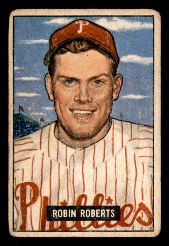 1951 Bowman Baseball #003 Robin Roberts Phillies VG 541893