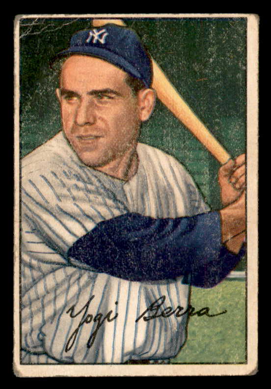 1952 Bowman Baseball #001 Yogi Berra Yankees VG 541894