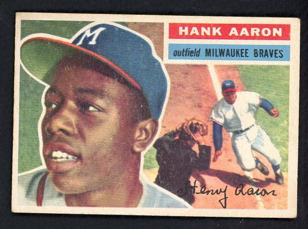 1956 Topps Baseball #031 Hank Aaron Braves VG-EX 541896
