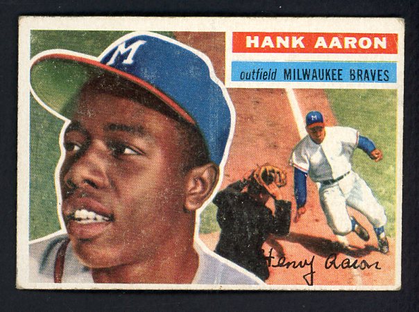 1956 Topps Baseball #031 Hank Aaron Braves VG-EX541898