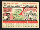 1956 Topps Baseball #031 Hank Aaron Braves VG-EX541898