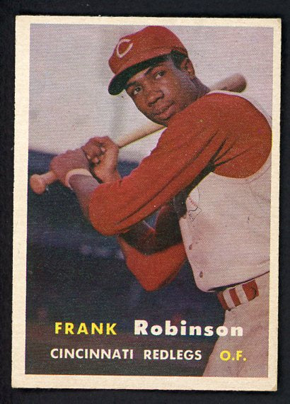 1957 Topps Baseball #035 Frank Robinson Reds NR-MT 541903