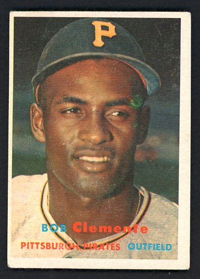 1957 Topps Baseball #076 Roberto Clemente Pirates VG-EX 541904