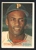 1957 Topps Baseball #076 Roberto Clemente Pirates VG-EX 541904
