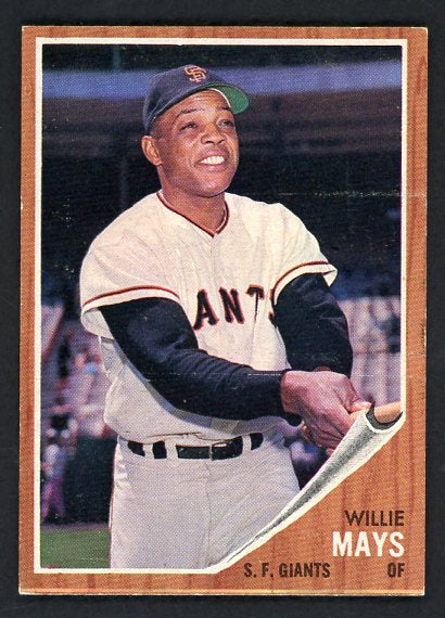 1962 Topps Baseball #300 Willie Mays Giants EX-MT 541907