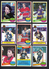 1980 O Pee Chee Hockey Near Set (-9) VG-EX/EX Gretzky Bourque 541923