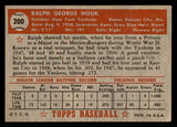 1952 Topps Baseball #200 Ralph Houk Yankees VG 541933