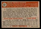 1952 Topps Baseball #237 Jerry Coleman Yankees VG-EX 541937