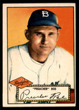 1952 Topps Baseball #066 Preacher Roe Dodgers VG Red 541941