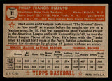 1952 Topps Baseball #011 Phil Rizzuto Yankees VG Red 541942